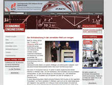 Tablet Screenshot of economic-engineering.de